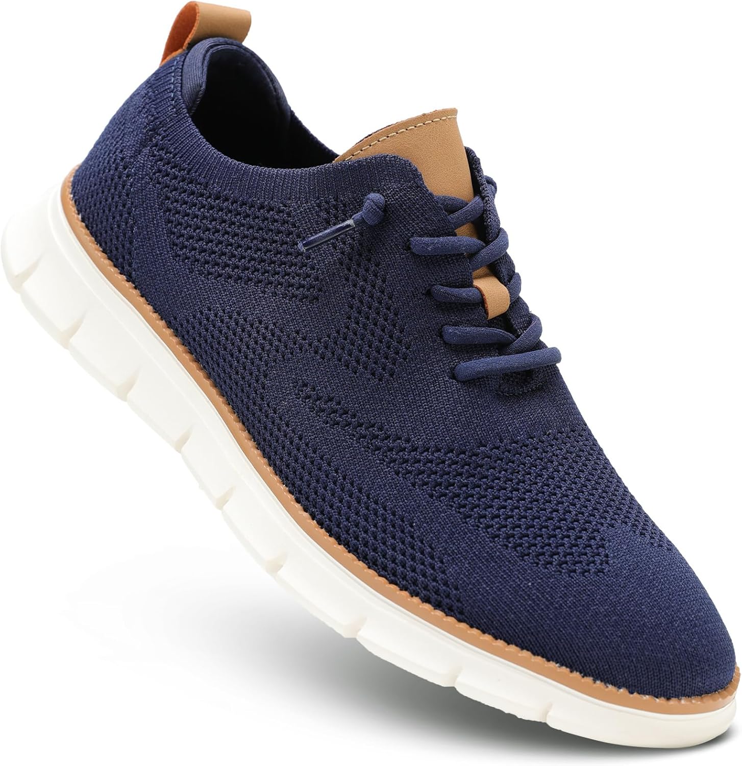 Men's Casual Dress Shoes Fashion Walking Sneakers Mesh Business Oxfords Work Lightweight Soft Sole