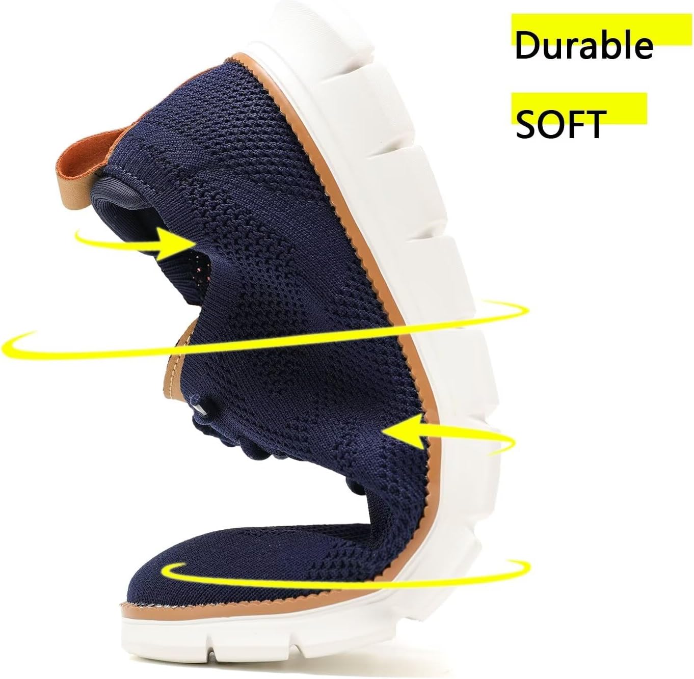 Men's Casual Dress Shoes Fashion Walking Sneakers Mesh Business Oxfords Work Lightweight Soft Sole